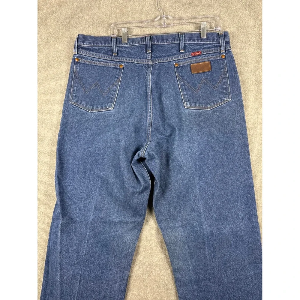 Wrangler 31MWZDN Relaxed Fit Jeans Five Pocket Denim 38x35 Blue - Picture 4 of 12